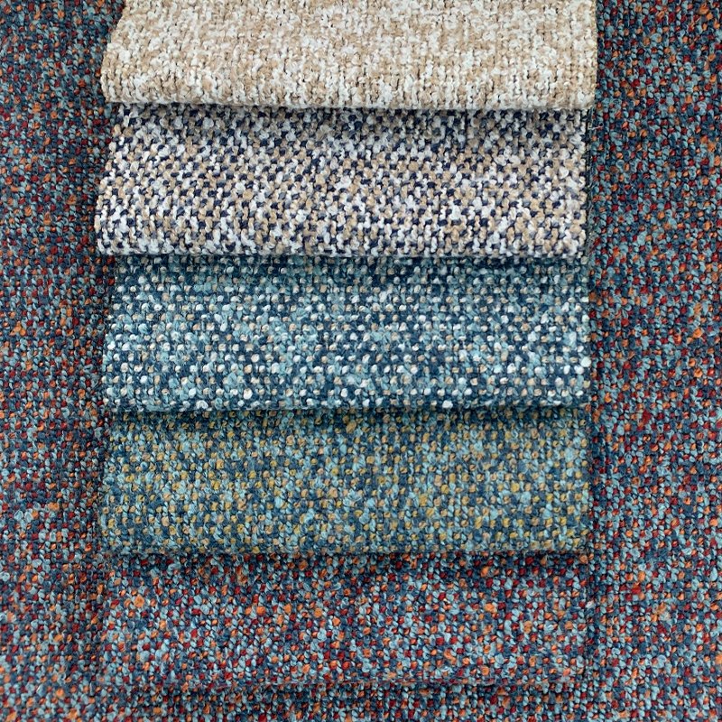 100% Polyester Sofa Material Home Textile Upholstery Fabric Linen Cotton Vintage Fabric for Living Room Furniture