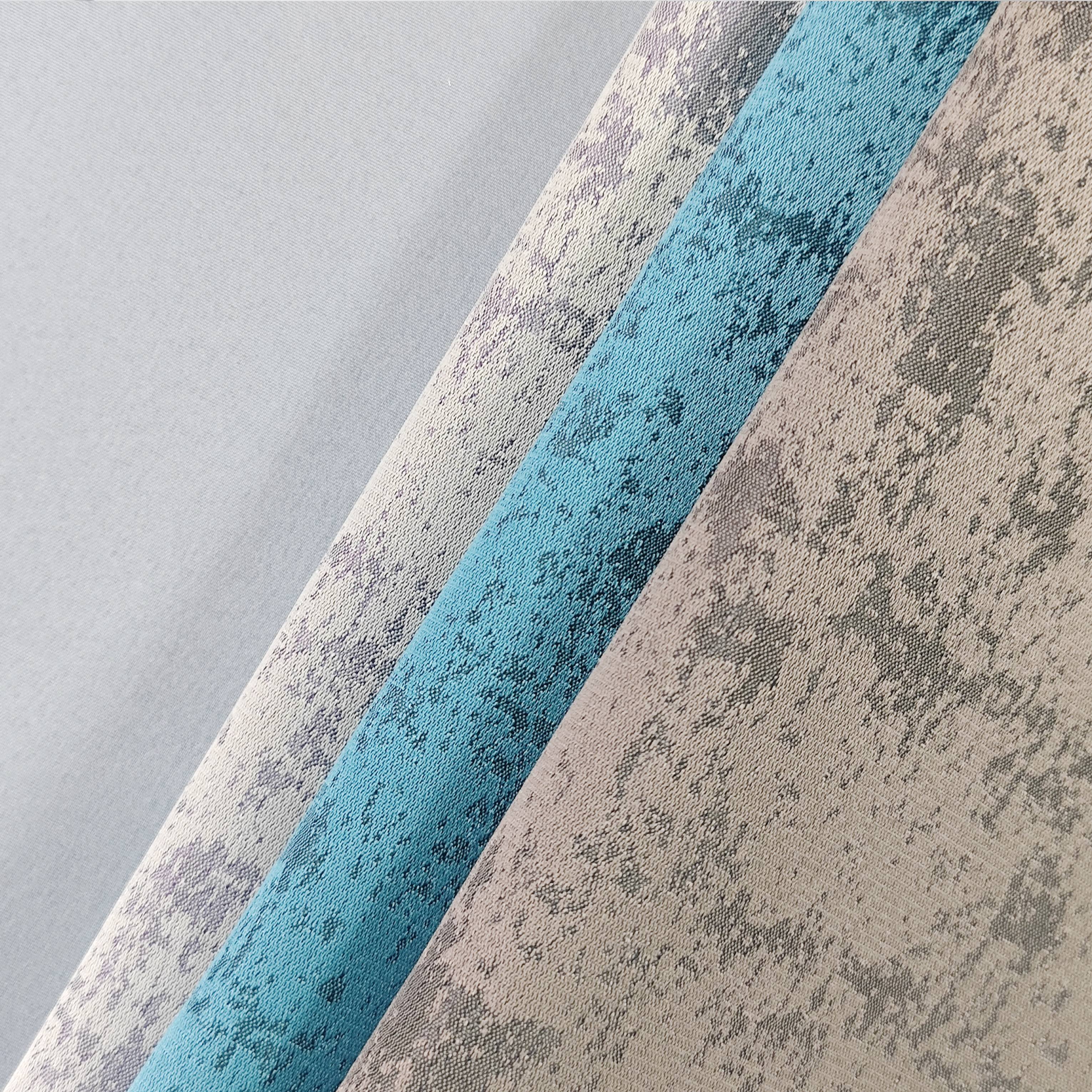 Wholesale Jacquard Curtain Fabric Luxury Morden Design Blackout Fabric For Curtain