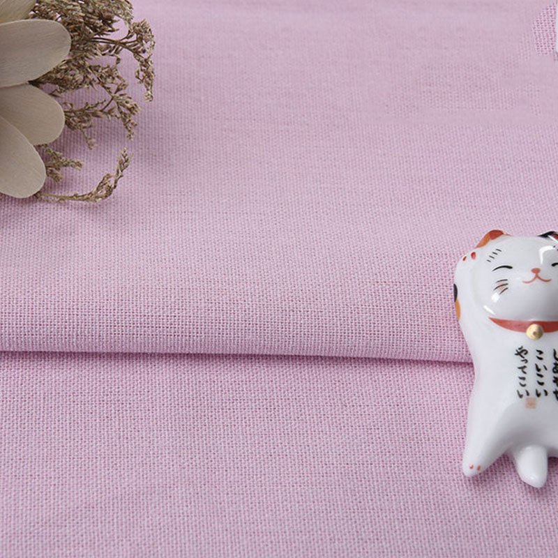 Hot sale solid natural color linen cotton fabric natural washed fabric linen for curtains bed