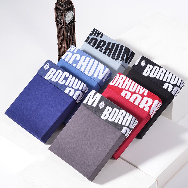 Fashionable classic style men's underwear made of environmentally friendly and healthy materials, bamboo fiber fabric