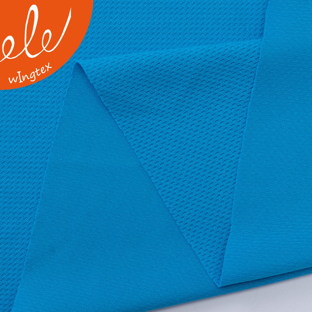 Wholesale Stock Bird Eye Mesh Single Jersey 100% Polyester Fabric For Sport Tela Para Sublimar Football Jersey Material