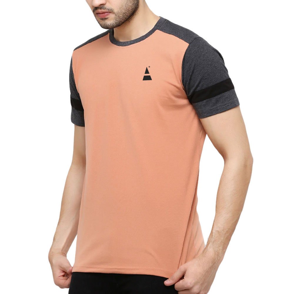 Custom Made Men's O-Neck T-Shirt Plus Size Light Breathable Bamboo Knitted Fabric Wholesale Price Customized Short Sleeve Print