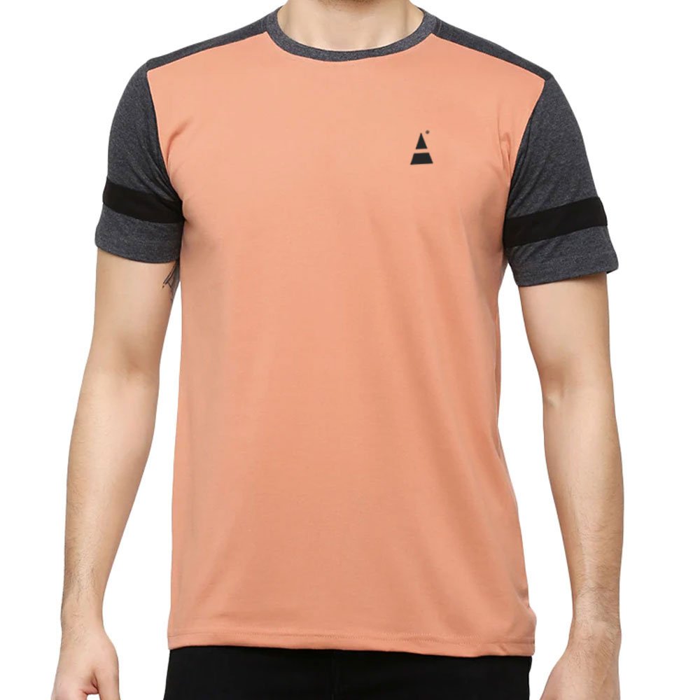 Custom Made Men's O-Neck T-Shirt Plus Size Light Breathable Bamboo Knitted Fabric Wholesale Price Customized Short Sleeve Print
