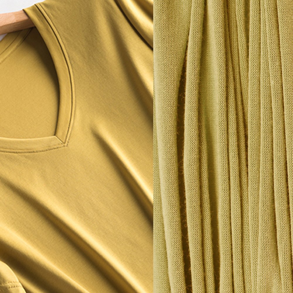 Wingtex High Quality 200 GSM 92% Bamboo 8% Spandex Bamboo Organic Recycle Spandex Fabric For Swimwear T-shirt