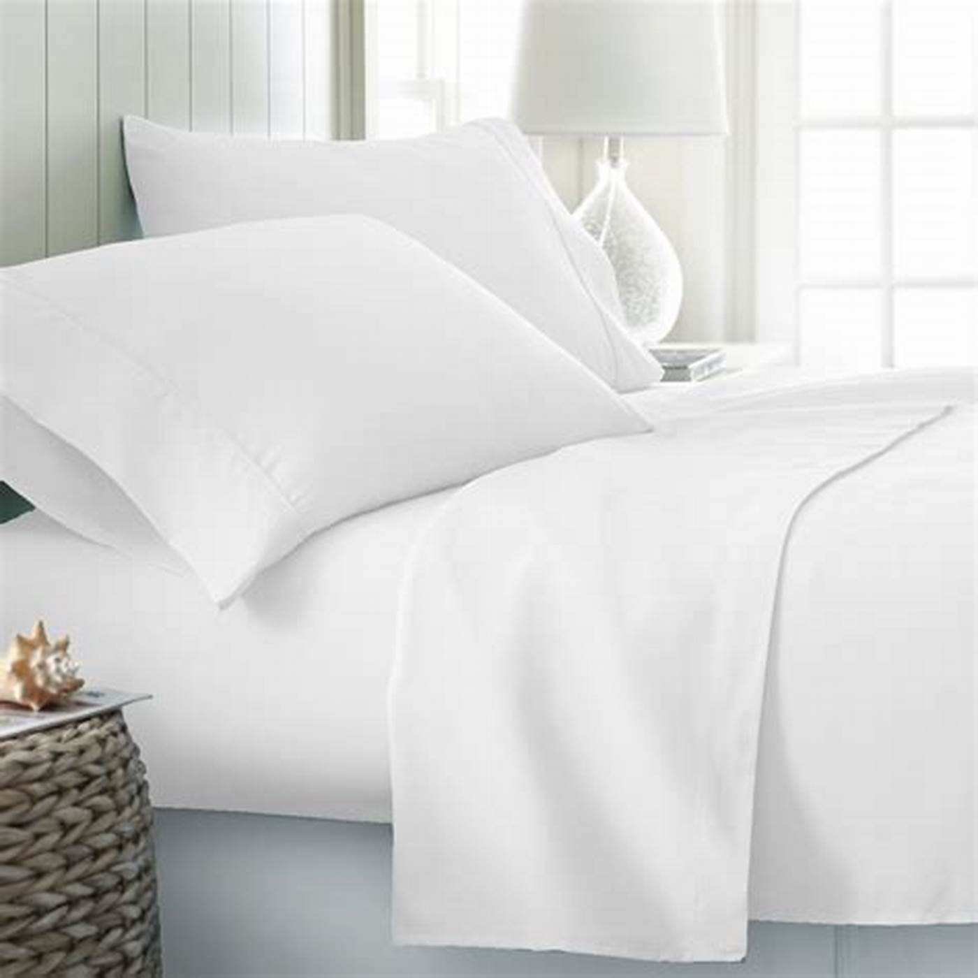 4 Piece Solid Color Bed sheet Luxury Bedsheets Set 100% Cotton Bedding Sheet For Hotel Home Wedding Hospital