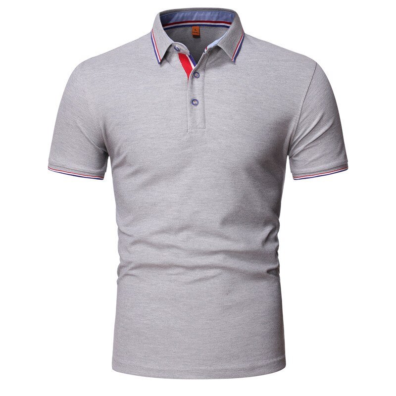 Best Quality Short Sleeve Polo Shirt 100% Cotton Plain Colour Knitted Fabric ODM Supply Anti-Wrinkle Features