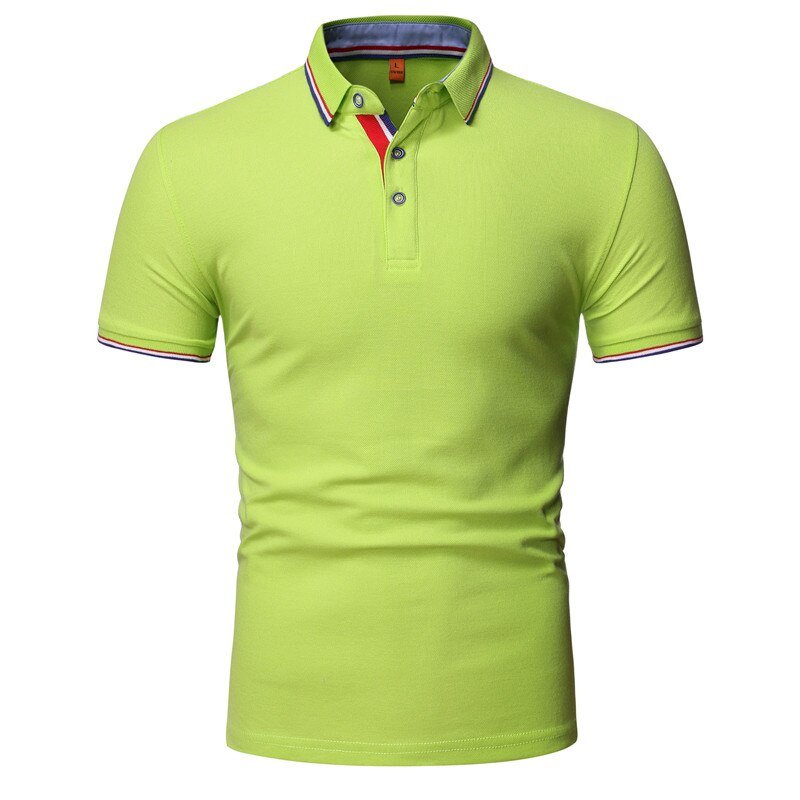 Best Quality Short Sleeve Polo Shirt 100% Cotton Plain Colour Knitted Fabric ODM Supply Anti-Wrinkle Features
