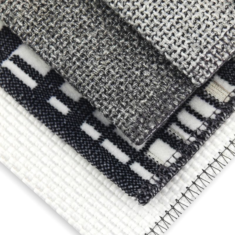 Jacquard Chenille Mohair Upholstery Fabric Sofas Antique Furniture Linen Gray Office Chair Fabrics Breathable Home Textiles