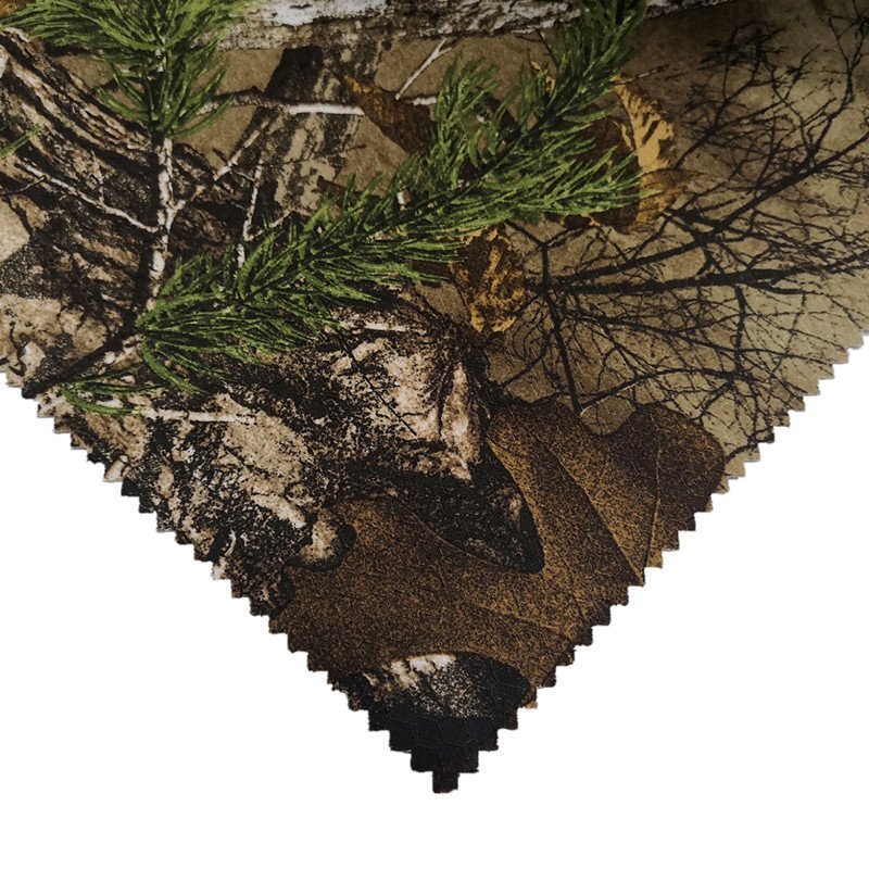 Hunting fabric,Wholesale High Quality 100%Polyester Oxford with "Real tree" printing and backside fabric for garment
