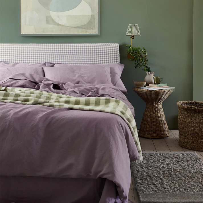 GOTS Certificate Withstand High Temperatures Bed Linen Set 100 % Flax Linen Fabric European Flax Linen Bedding