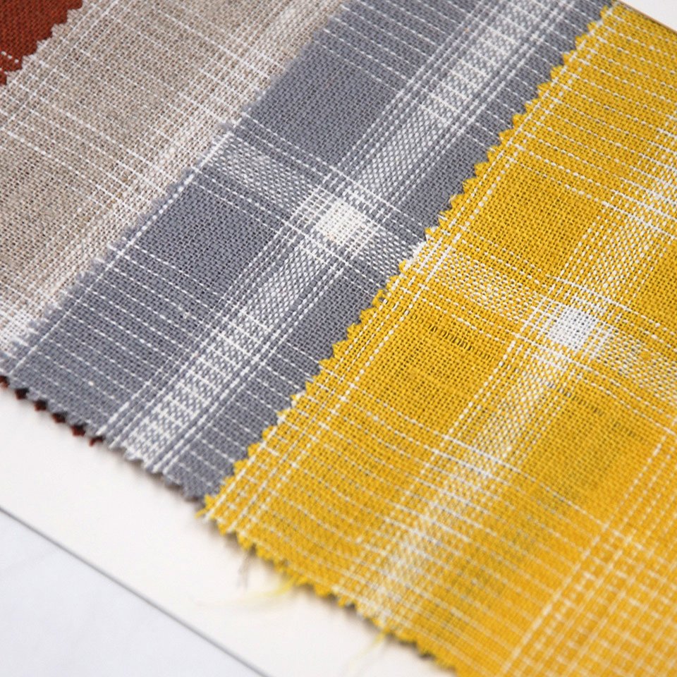 Wholesale Stone Washed French shirting 100% linen plain fabric for clothes