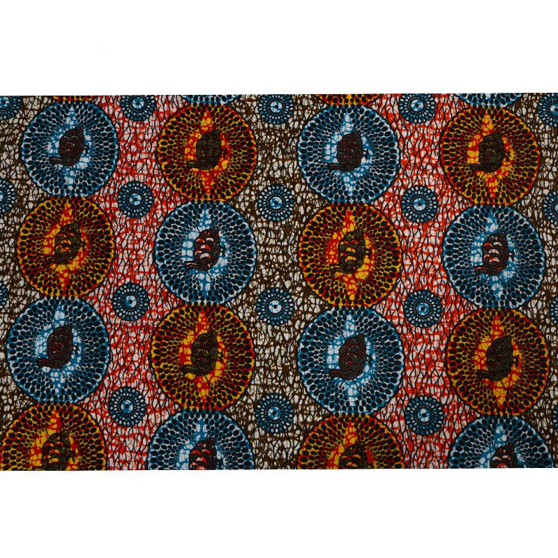 wholesale 100%polyester African national costume wax animal print polyester fabric