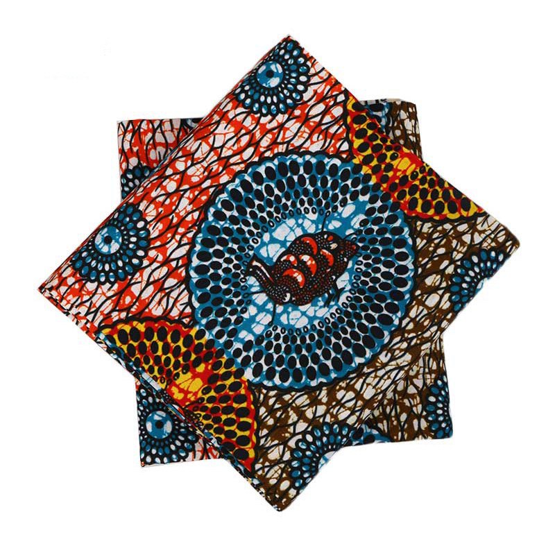 wholesale 100%polyester African national costume wax animal print polyester fabric