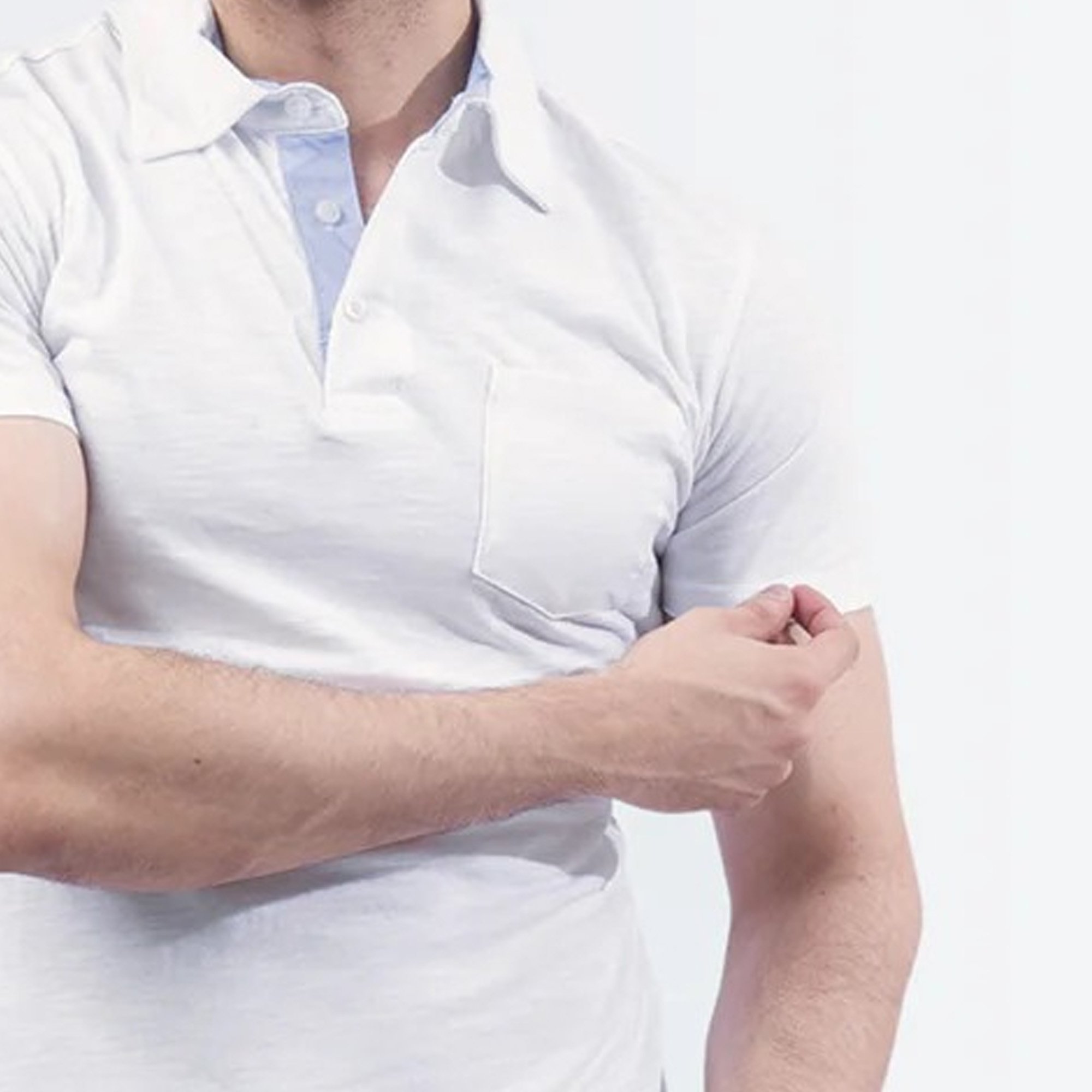 Custom Made Man's Polo Shirt Solid Color Cotton Short Sleeve Summer Casual Style Printed Knitted Fabric with Embroidery