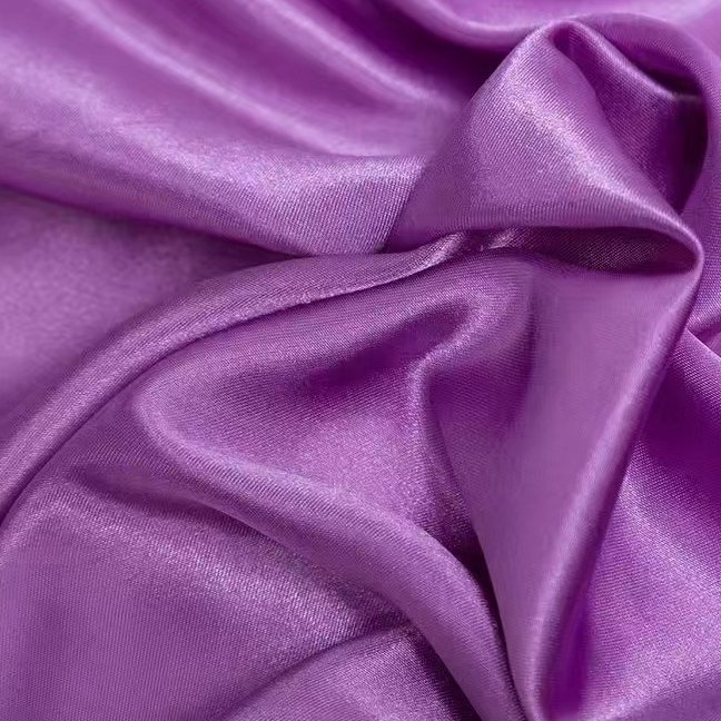 Satin Cloth Fabric Stretch High Quality Satin Silk Shoes Women Suits Fabrics Casual Shoes 100% Polyester Fabric Mens Dyed