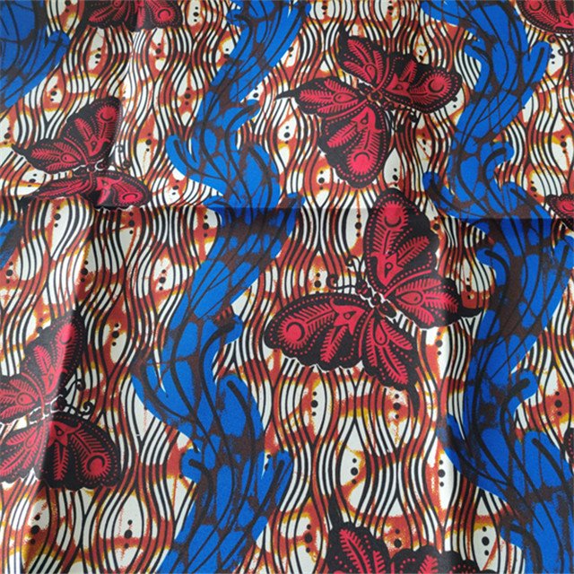 China factory batik fabric 100% polyester african wax print fabric make garment for women