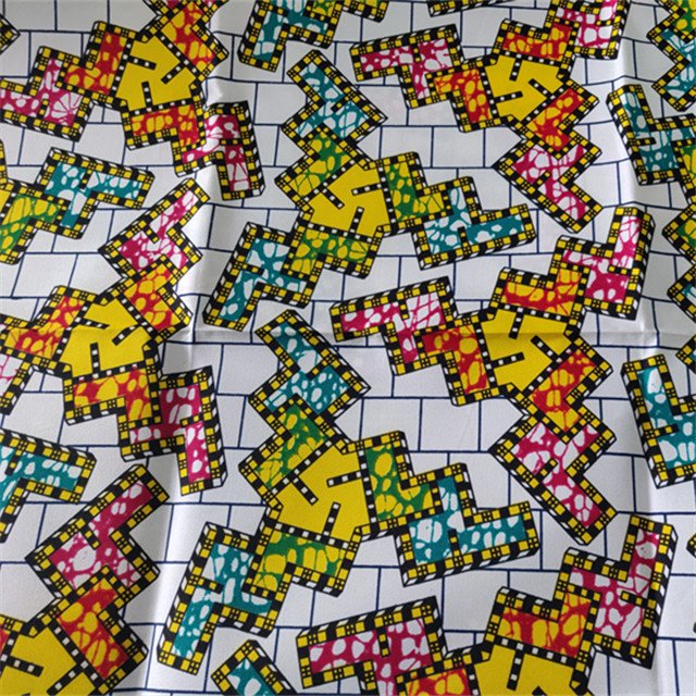 China factory batik fabric 100% polyester african wax print fabric make garment for women