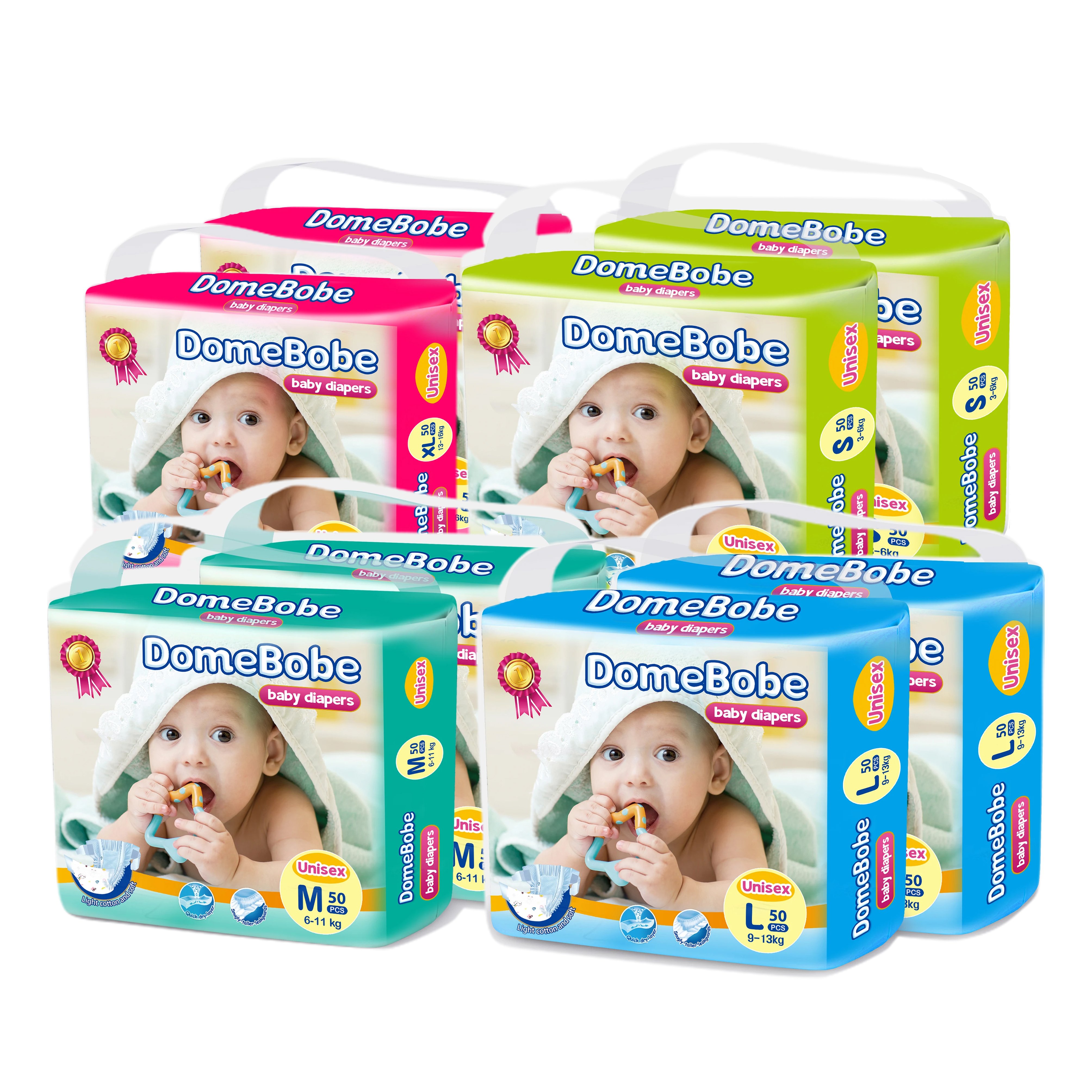Off-the-shelf Small MOQ Bamboo Fiber Organic Diapers Biodegradable Disposable Baby Diapers Diaper Wholesale