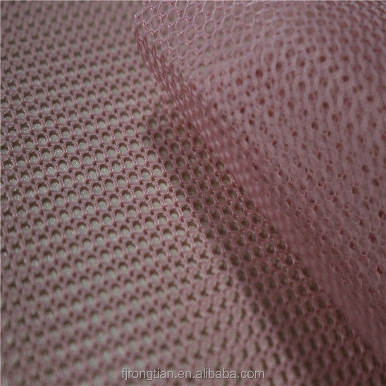 100% polyester stiff hard warp mesh net fabric for cap hat chapeau