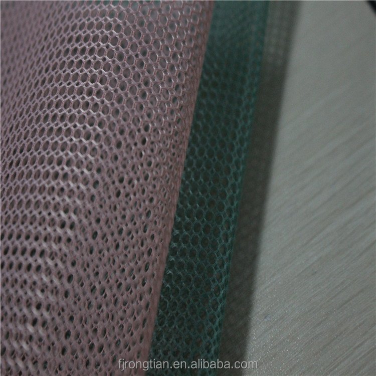 100% polyester stiff hard warp mesh net fabric for cap hat chapeau