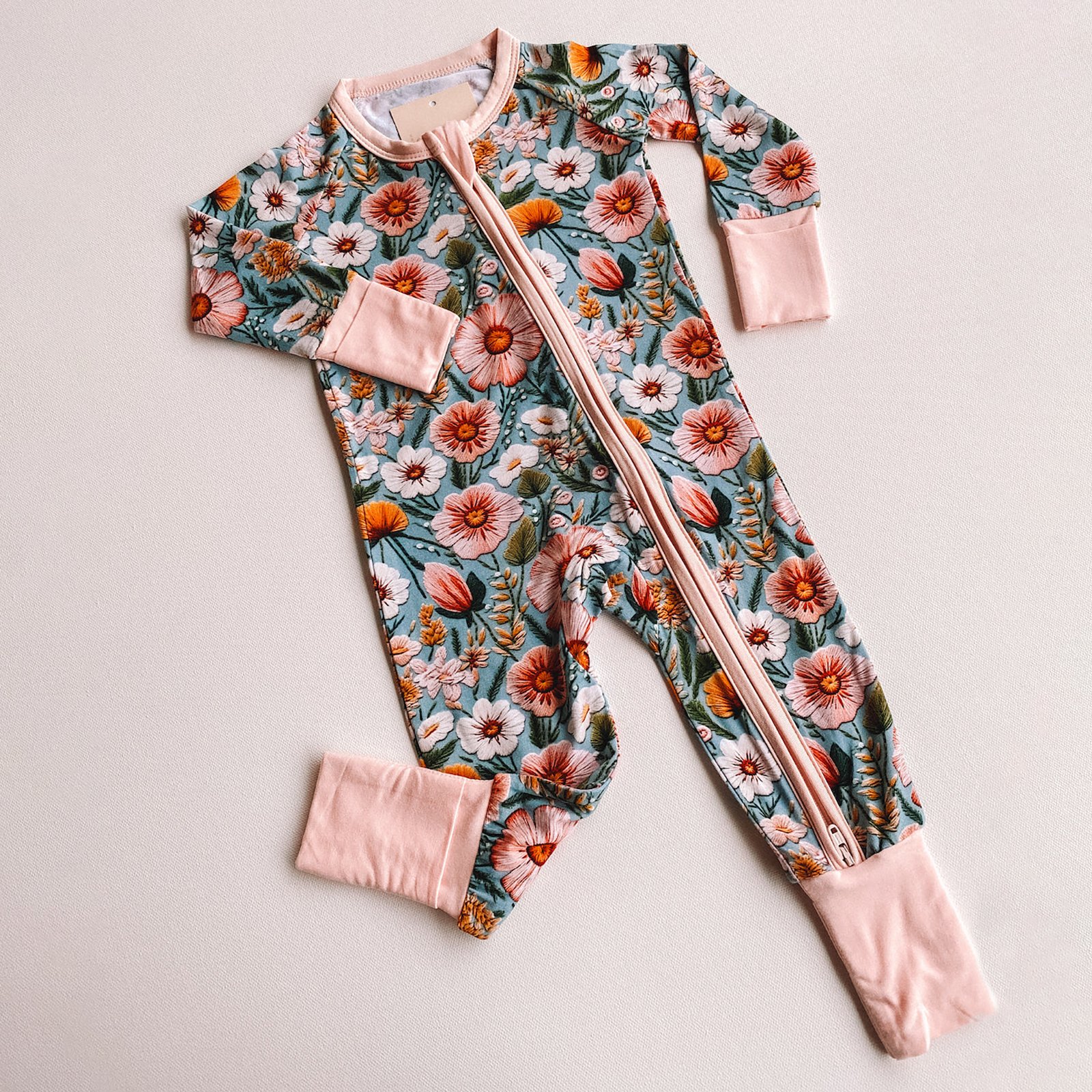 Children bambo Spring infant print pajamas newborn bodysuit clothes baby boy bamboo romper