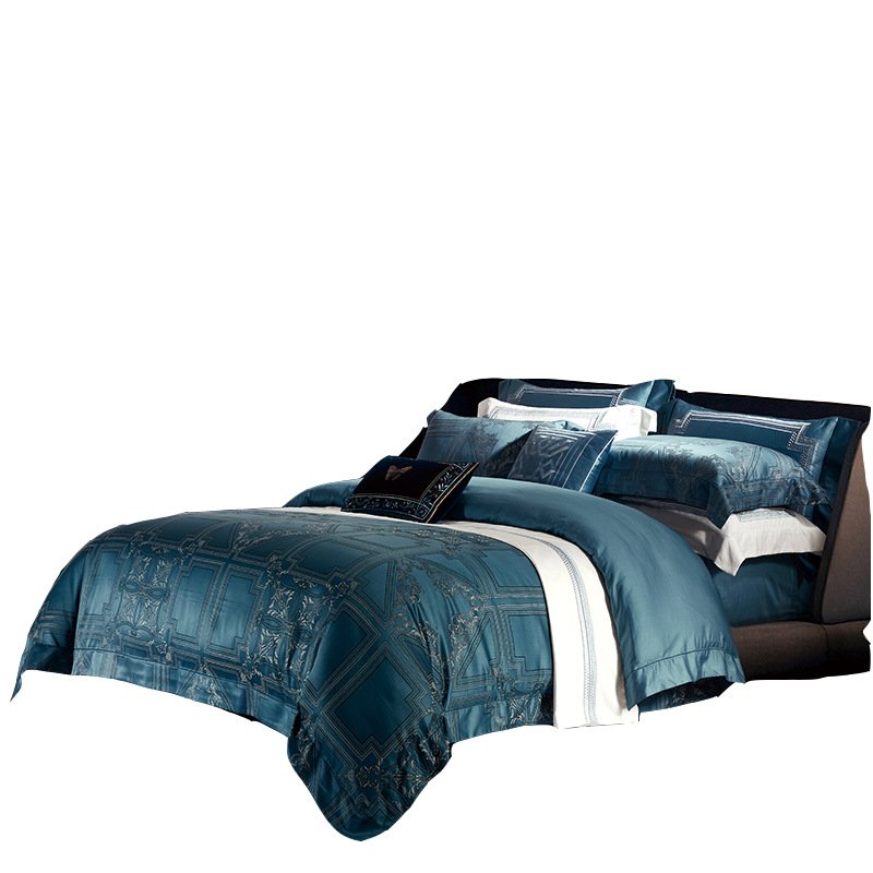 400Thread count percale 100% cotton sateen plain dyed fabric and sheet sets for hotel bedding linen
