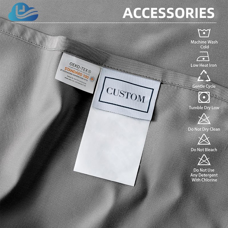 Cloudland 4-Piece Bamboo Bed Sheet Set Oeko Tex Certified Double Size Fitted Cover Set with Silk Fill Wholesale Home Use