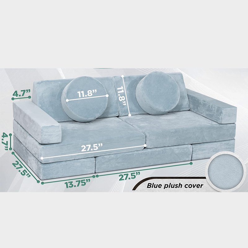 Montessori Early Education Parent-Child Playroom Sofa Couch For Kids Modular Kids Play Couch