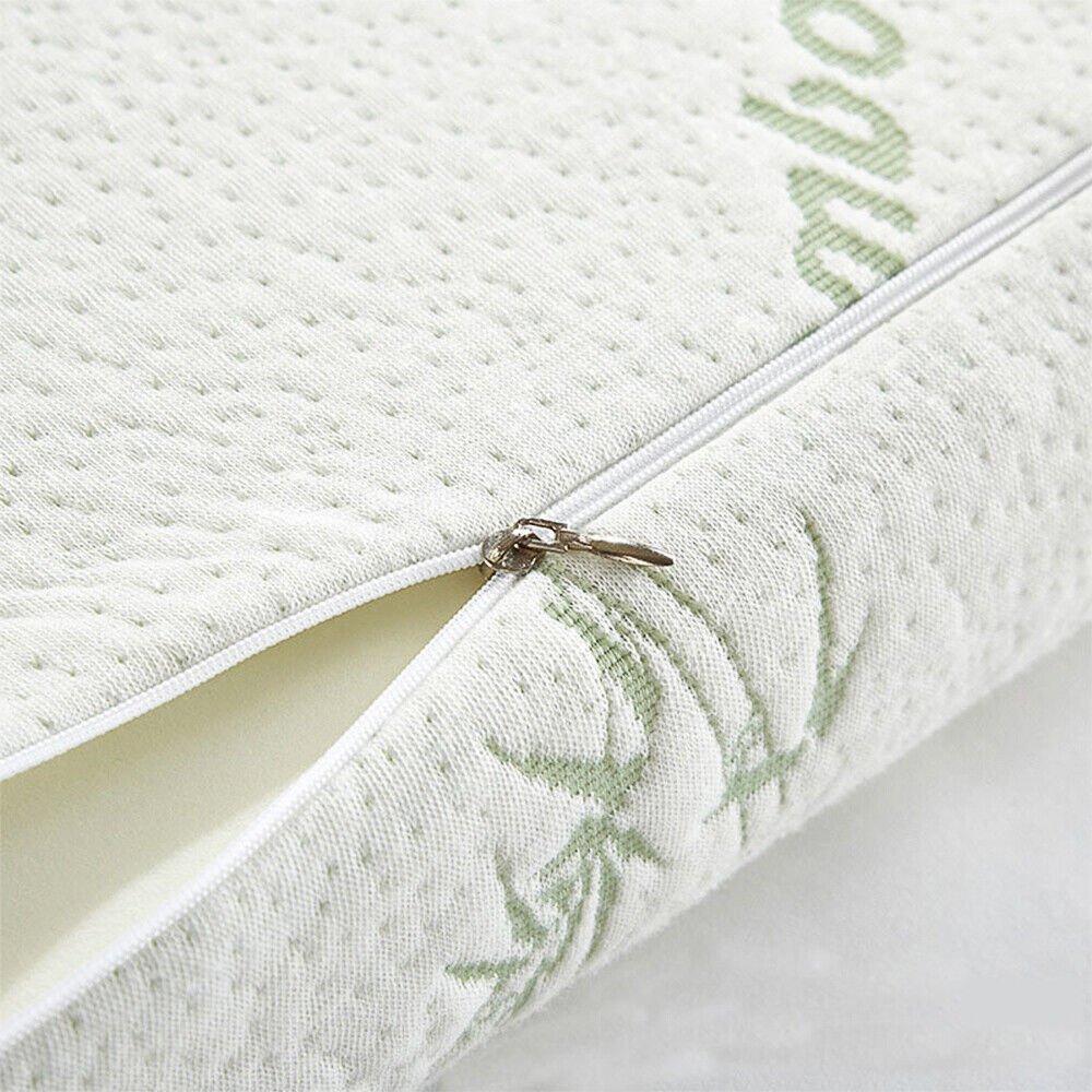 Custom filling bamboo air-layer cover cooling & soft feeling fabric bed pillow for home hotel standard size