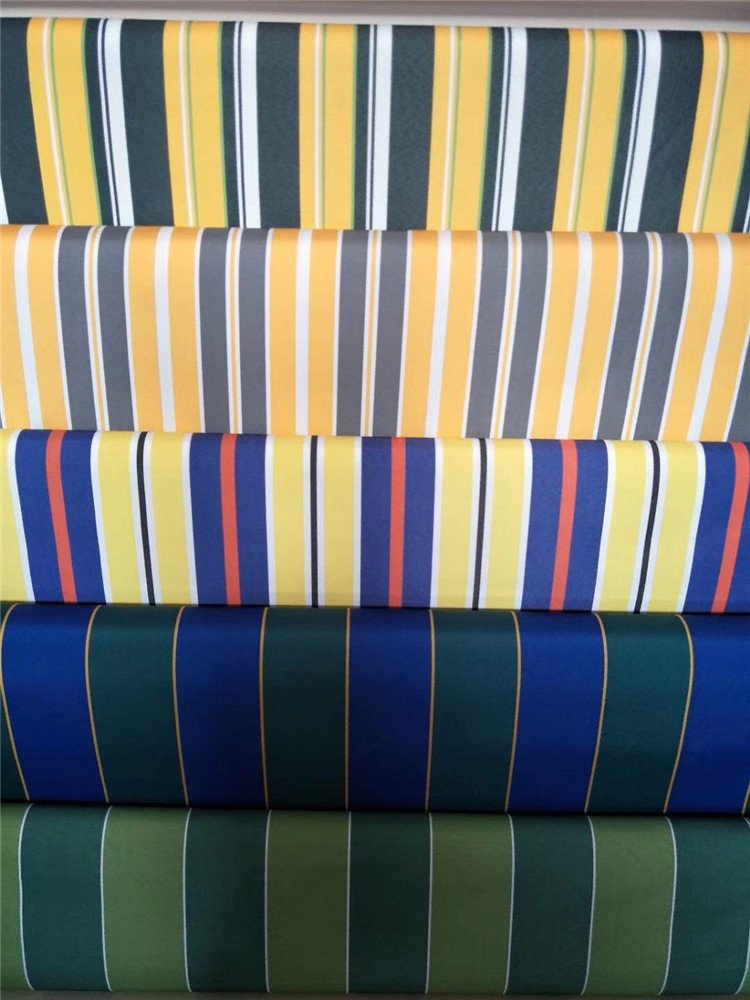 OEM UV resistant yard dyed polyester fabric with PVC for tent/bag