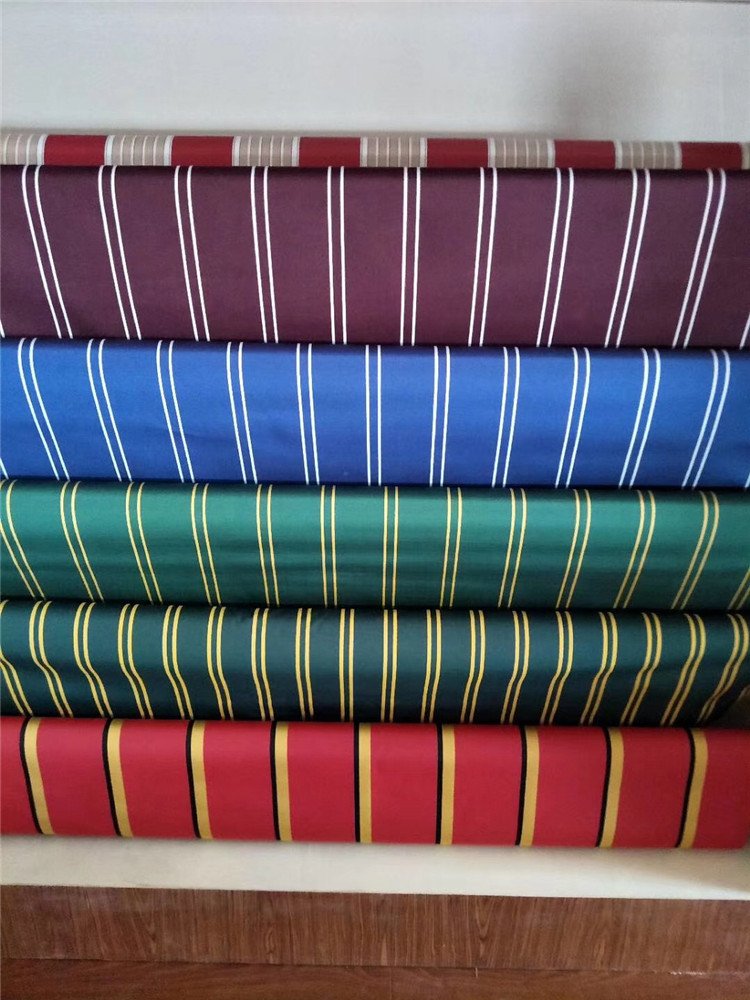 OEM UV resistant yard dyed polyester fabric with PVC for tent/bag