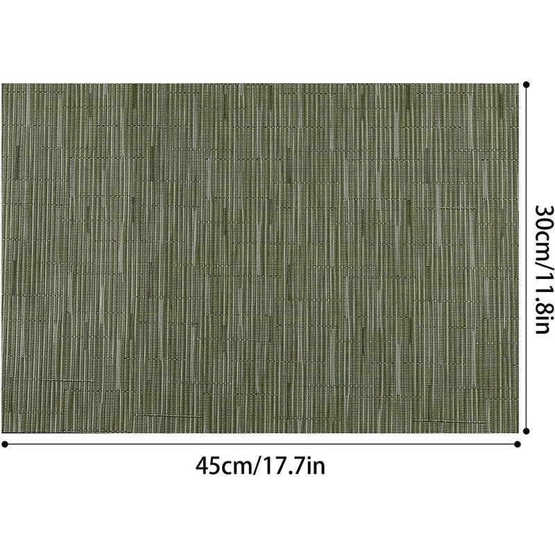 Modern Square Cotton Placemats Cute Woven Disposable Waterproof Weddings Custom K-Pop Style Korean Plaid Washable Customizable