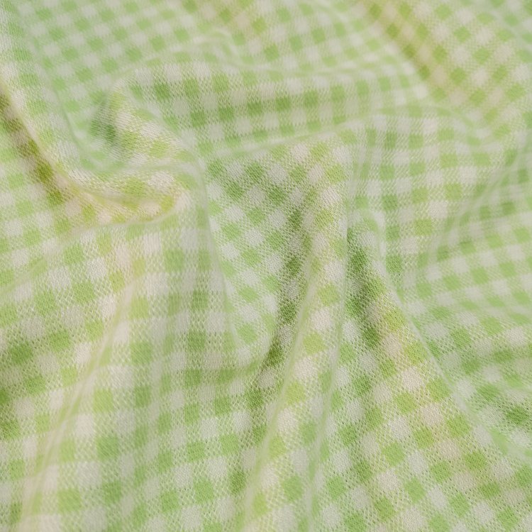 OEM/ODM Polyester Rayon yarn dyded gingham Check Fabric For women Dress
