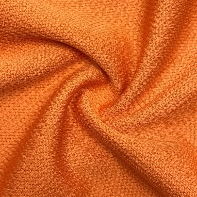 Breathable 100 polyester knitted sublimation custom bird eye mesh eyelet sports fabric for basketball wear