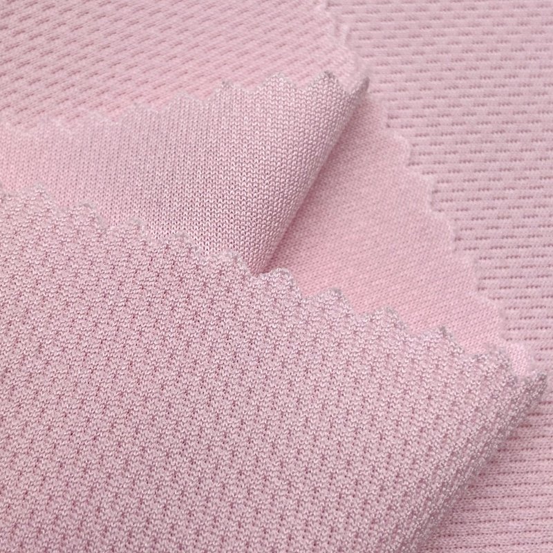 Breathable 100 polyester knitted sublimation custom bird eye mesh eyelet sports fabric for basketball wear