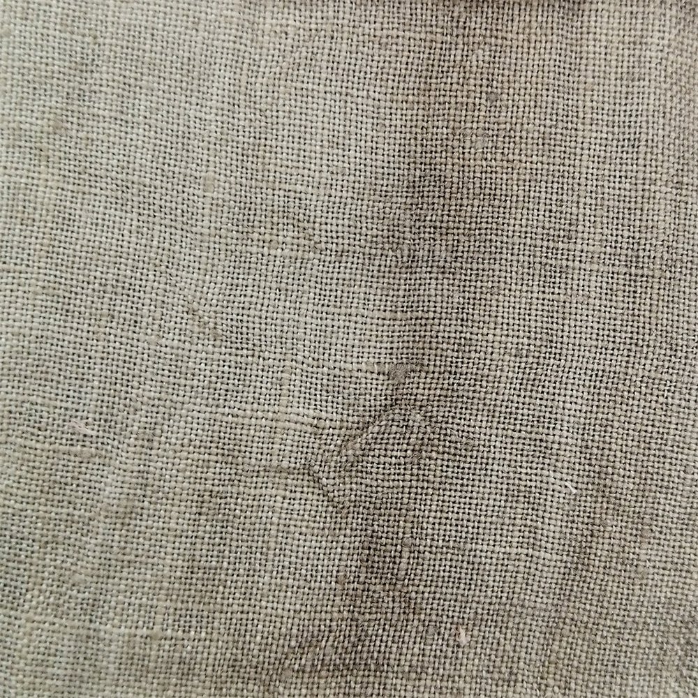 2024 Crinkle tie-dyed spring linen blend yarn fabric 30%Viscose 40%Linen30%Cotton