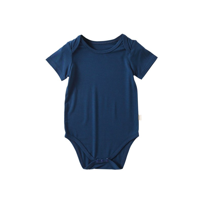 Ibaifei Bamboo Ropa Para Bebe Rompers Wholesale Baby Boy's and Girls' Bebe Mamelucos Custom Brand Soft Breathable Spandex Summer