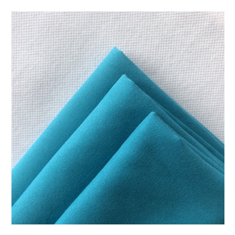 solid color dyed polyester fabric double brushed poly fabric microfiber fabric