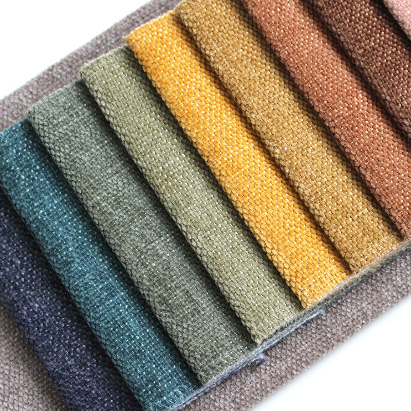 Wholesale Imitation Linen Home Textile Fabric 100% Polyester Heavy Woven Upholstery Fabric