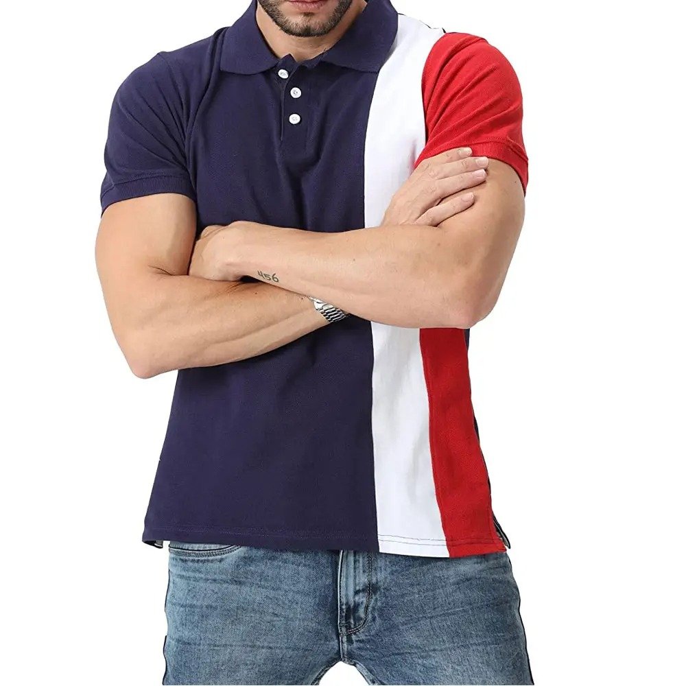New Style Custom Logo Men's Polo Shirts New Arrival Men's Soft Comfortable Solid Color Sports Polo T-Shirts
