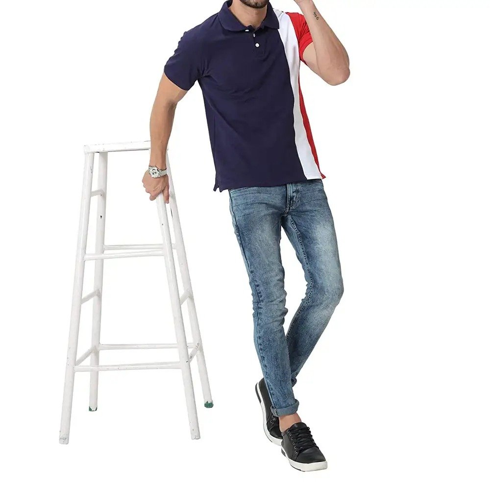 New Style Custom Logo Men's Polo Shirts New Arrival Men's Soft Comfortable Solid Color Sports Polo T-Shirts