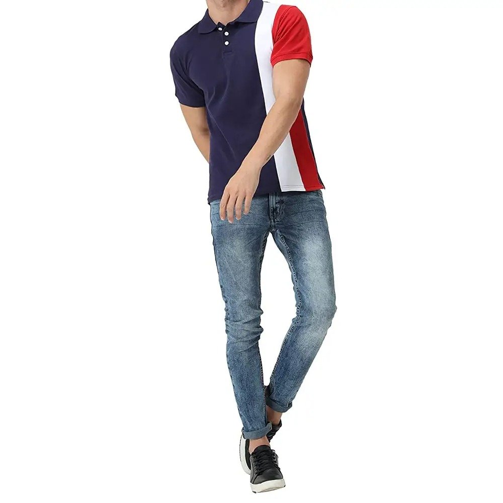 New Style Custom Logo Men's Polo Shirts New Arrival Men's Soft Comfortable Solid Color Sports Polo T-Shirts