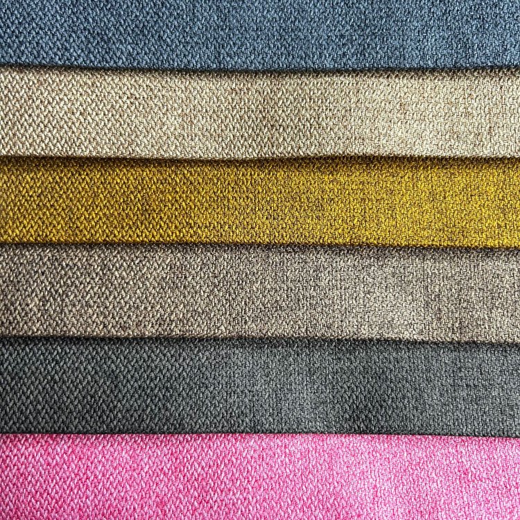 Home Decor Herringbone Linen Fabric Linen Look Upholstery Fabric Sofa Linen Fabric Wholesale