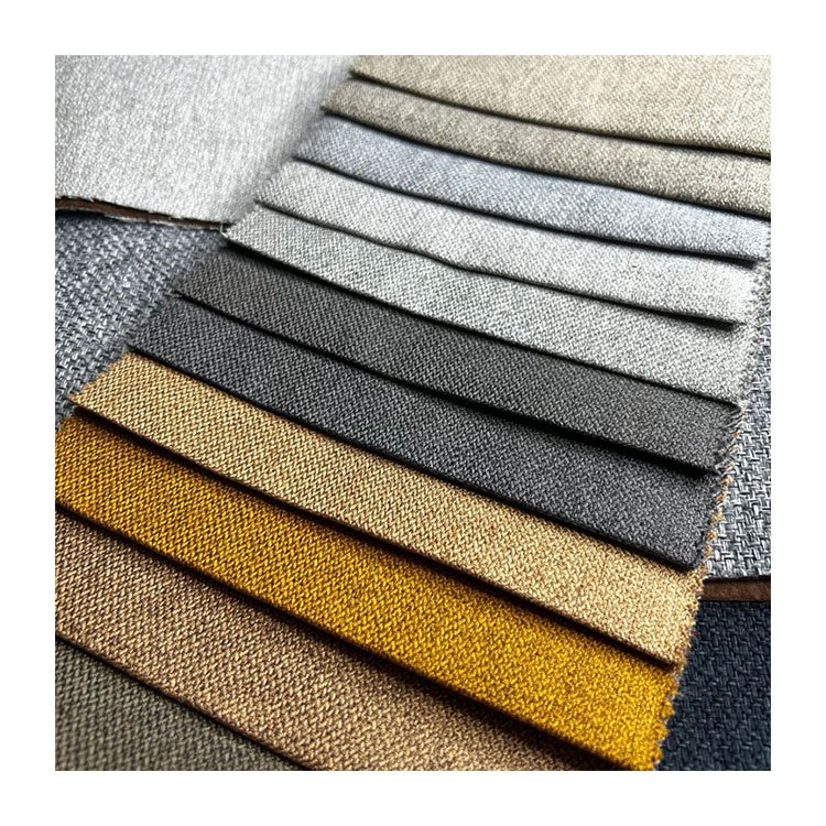 Home Decor Herringbone Linen Fabric Linen Look Upholstery Fabric Sofa Linen Fabric Wholesale