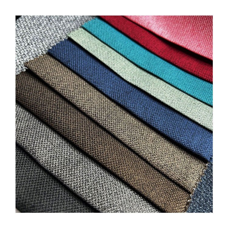 Home Decor Herringbone Linen Fabric Linen Look Upholstery Fabric Sofa Linen Fabric Wholesale