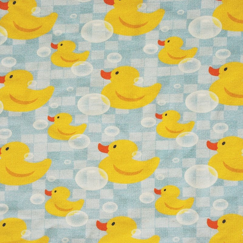 Custom printed design organic soft cloth knit stretchy polyester french terry fabric for children garment