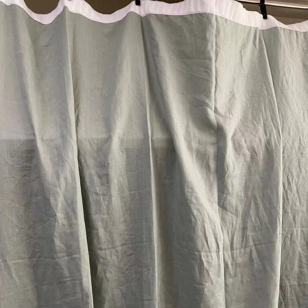 Extra Width Gauze 100% Linen Yarn Plain Dyed Organic Washed 100 Flax Woven Softened Lino 110 inch 280cm White Curtain Linen