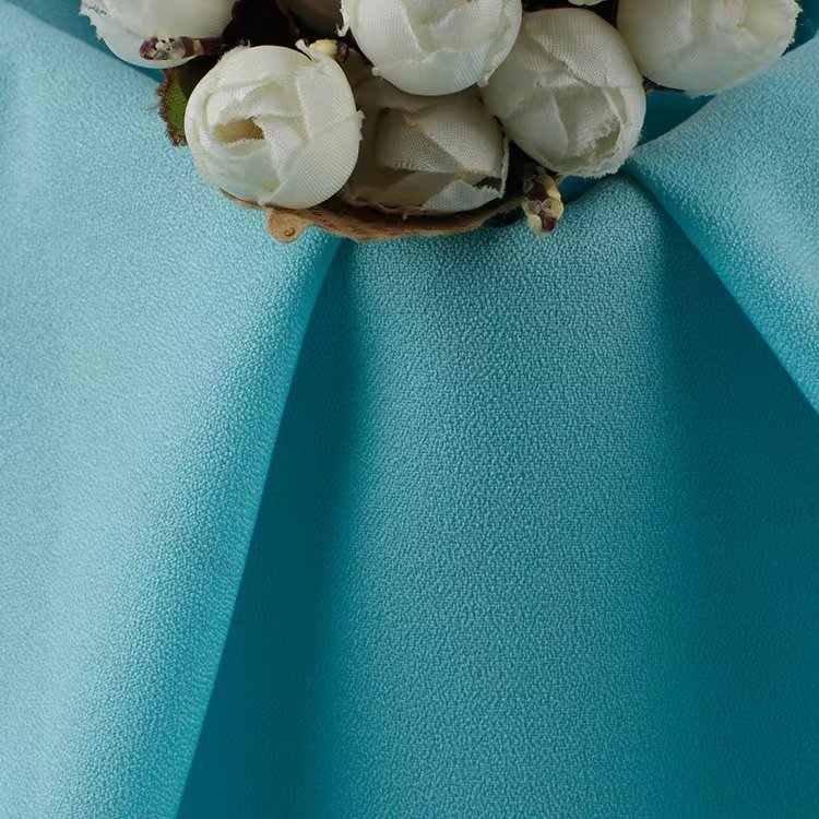 Low Price 100% Polyester High Stretchable Como Crepe Women Dress Fabric