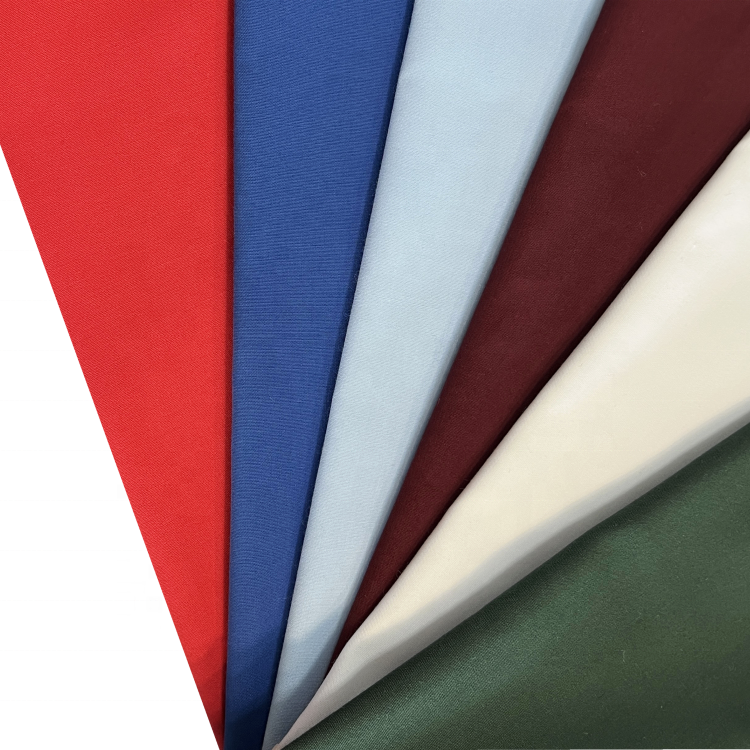 High Quality Organic Bamboo Fiber Shirt Fabric 50 Bamboo 50 Polyester 120gsm Plain