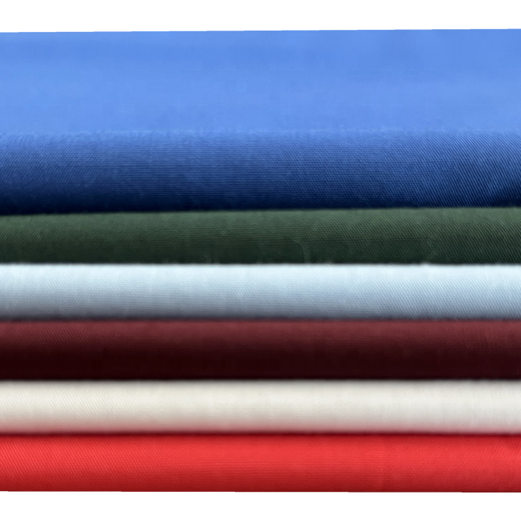 High Quality Organic Bamboo Fiber Shirt Fabric 50 Bamboo 50 Polyester 120gsm Plain